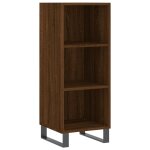 Vidaxl buffet ch�ne marron 34, 5x32, 5x90 cm bois d'ing�nierie