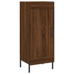 Vidaxl buffet chêne marron 34, 5x34x90 cm bois d'ingénierie Vidaxl buffet chêne marron 34, 5x34x90 cm bois d'ingénierie