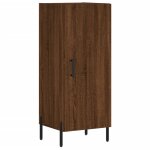 Vidaxl buffet chêne marron 34, 5x34x90 cm bois d'ingénierie Vidaxl buffet chêne marron 34, 5x34x90 cm bois d'ingénierie