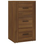 Vidaxl buffet ch�ne marron 40x33x70 cm bois d'ing�nierie