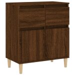 Vidaxl buffet chne marron 60x35x70 cm bois d'ingnierie