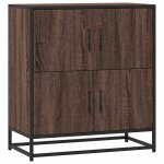 Vidaxl buffet ch�ne marron 68x35x76 cm bois d'ing�nierie