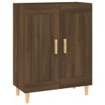 Vidaxl buffet ch�ne marron 69, 5x34x90 cm bois d'ing�nierie