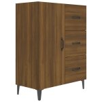 Vidaxl buffet chne marron 69, 5x34x90 cm bois d'ingnierie
