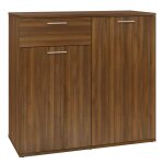 Vidaxl buffet chêne marron 80x36x75 cm bois d'ingénierie Vidaxl buffet chêne marron 80x36x75 cm bois d'ingénierie
