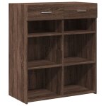 Vidaxl buffet ch�ne marron 80x42, 5x93 cm bois d'ing�nierie