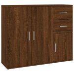 Vidaxl buffet chne marron 91x29, 5x75 cm bois d'ingnierie