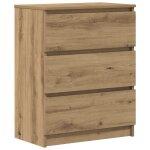 Vidaxl buffet en ch�ne massif 60 x 35 x 76 cm bois d'ing�nierie