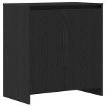 Vidaxl buffet ch�ne noir 70x41x75 cm bois d'ing�nierie