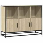 Vidaxl buffet ch�ne sonoma 100x35x76 cm bois d'ing�nierie