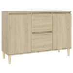 Vidaxl buffet ch�ne sonoma 101x35x70 cm bois d'ing�nierie