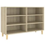 Vidaxl buffet ch�ne sonoma 103, 5x35x70 cm bois d'ing�nierie