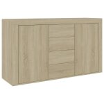 Vidaxl buffet chêne sonoma 120x36x69 cm bois d?ingénierie Vidaxl buffet chêne sonoma 120x36x69 cm bois d?ingénierie