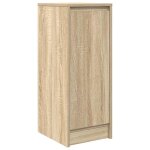 Vidaxl buffet ch�ne sonoma 29, 5x34x76 cm bois d'ing�nierie
