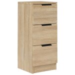Vidaxl buffet ch�ne sonoma 30x30x70 cm bois d'ing�nierie