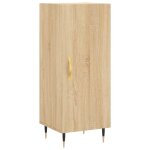 Vidaxl buffet ch�ne sonoma 34, 5x34x90 cm bois d'ing�nierie