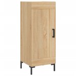Vidaxl buffet ch�ne sonoma 34, 5x34x90 cm bois d'ing�nierie