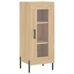 Vidaxl buffet chêne sonoma 34, 5x34x90 cm bois d'ingénierie Vidaxl buffet chêne sonoma 34, 5x34x90 cm bois d'ingénierie