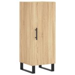 Vidaxl buffet chne sonoma 34, 5x34x90 cm bois d'ingnierie