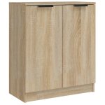 Vidaxl buffet ch�ne sonoma 60x30x70 cm bois d'ing�nierie
