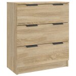 Vidaxl buffet ch�ne sonoma 60x30x70 cm bois d'ing�nierie