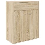 Vidaxl buffet ch�ne sonoma 60x30x75 cm bois d'ing�nierie