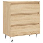 Vidaxl buffet ch�ne sonoma 60x35x70 cm bois d'ing�nierie