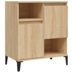 Vidaxl buffet ch�ne sonoma 60x35x70 cm bois d'ing�nierie