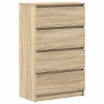 Vidaxl buffet ch�ne sonoma 60x35x98, 5 cm bois d'ing�nierie
