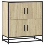Vidaxl buffet ch�ne sonoma 68x35x76 cm bois d'ing�nierie