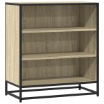Vidaxl buffet ch�ne sonoma 68x35x76 cm bois d'ing�nierie et m�tal