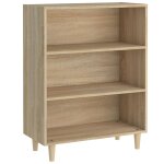 Vidaxl buffet ch�ne sonoma 69, 5x32, 5x90 cm bois d'ing�nierie