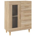 Vidaxl buffet chêne sonoma 69, 5x34x90 cm bois d'ingénierie Vidaxl buffet chêne sonoma 69, 5x34x90 cm bois d'ingénierie