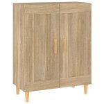 Vidaxl buffet ch�ne sonoma 69, 5x34x90 cm bois d'ing�nierie