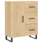 Vidaxl buffet chne sonoma 69, 5x34x90 cm bois d'ingnierie
