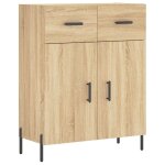 Vidaxl buffet chêne sonoma 69, 5x34x90 cm bois d'ingénierie Vidaxl buffet chêne sonoma 69, 5x34x90 cm bois d'ingénierie
