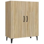Vidaxl buffet chne sonoma 70x34x90 cm bois d'ingnierie