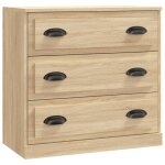 Vidaxl buffet ch�ne sonoma 70x35, 5x67, 5 cm bois d'ing�nierie