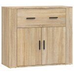 Vidaxl buffet chêne sonoma 80x33x70 cm bois d'ingénierie Vidaxl buffet chêne sonoma 80x33x70 cm bois d'ingénierie