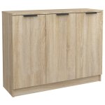 Vidaxl buffet ch�ne sonoma 90, 5x30x70 cm bois d'ing�nierie
