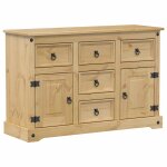 Vidaxl buffet corona 112x40x75 cm bois massif de pin