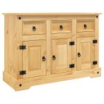 Vidaxl buffet � corona � marron 112 x 44 x 78 cm bois massif pin mexicain