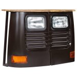 Vidaxl buffet en forme de camion bois de manguier massif gris foncé Vidaxl buffet en forme de camion bois de manguier massif gris foncé