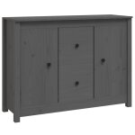 Vidaxl buffet gris 100x35x74 cm bois massif de pin Vidaxl buffet gris 100x35x74 cm bois massif de pin