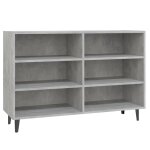 Vidaxl buffet gris bton 103, 5x35x70 cm bois d'ingnierie
