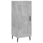 Vidaxl buffet gris b�ton 34, 5x34x90 cm bois d'ing�nierie