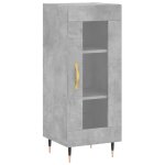 Vidaxl buffet gris béton 34, 5x34x90 cm bois d'ingénierie Vidaxl buffet gris béton 34, 5x34x90 cm bois d'ingénierie
