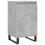 Vidaxl buffet gris b�ton 40x35x70 cm bois d'ing�nierie
