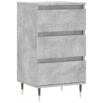 Vidaxl buffet gris b�ton 40x35x70 cm bois d'ing�nierie