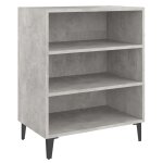 Vidaxl buffet gris b�ton 57x35x70 cm bois d'ing�nierie
